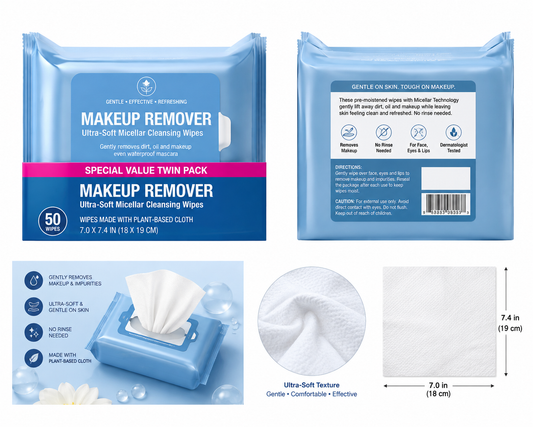 Makeup Remover Cleansing Wipes