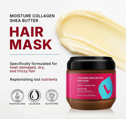 Collagen Shea Butter Deep Conditioning Hair Mask