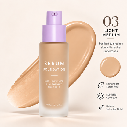 Serum Skin Foundation - 03 Light Medium
