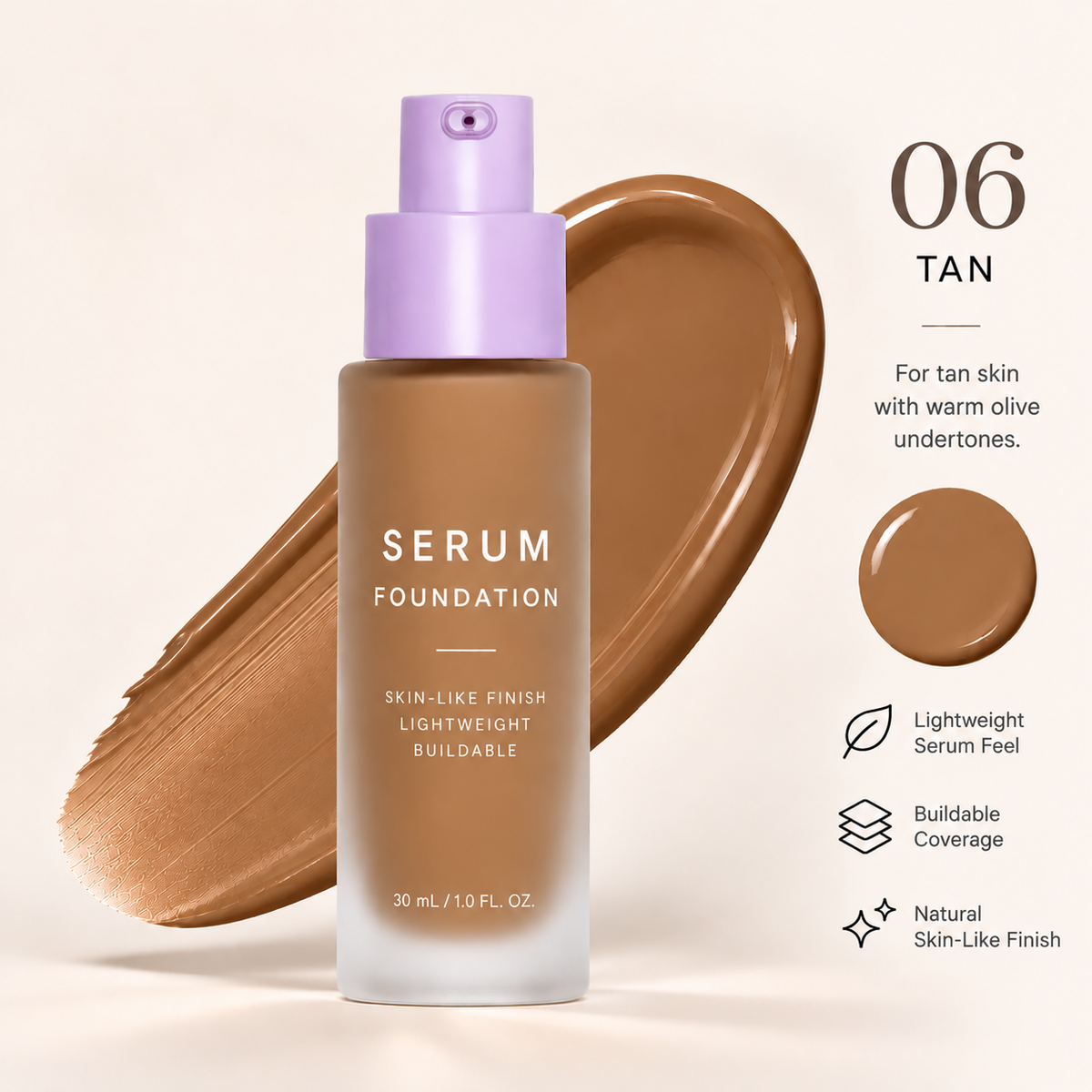 Serum Skin Foundation - 06 Tan